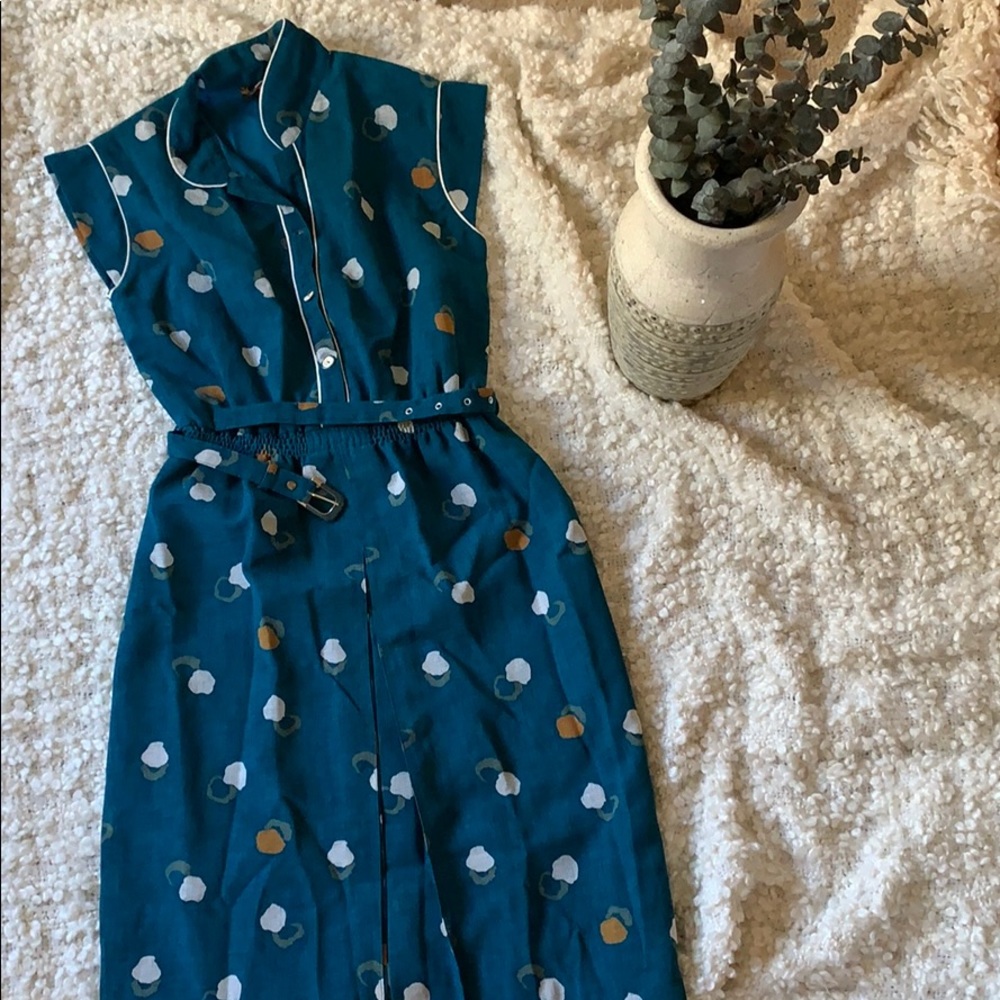 Abstract design vintage dress